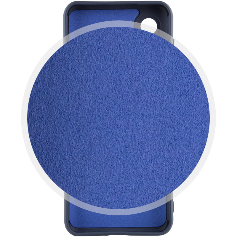 Фото Чехол Silicone Cover Lakshmi Full Camera (A) для Samsung Galaxy A03 Core (Синий / Midnight Blue) в магазине vchehle.ua