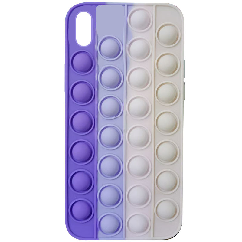 

Силиконовый 3D чехол-антистресс Pop it Bubble для Apple iPhone XS Max (6.5") (Dasheen / Light Pink) 1164181