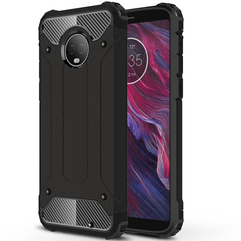 

Броньований протиударний TPU+PC чохол Immortal на Motorola Moto G6 Plus (Чорний) 685560