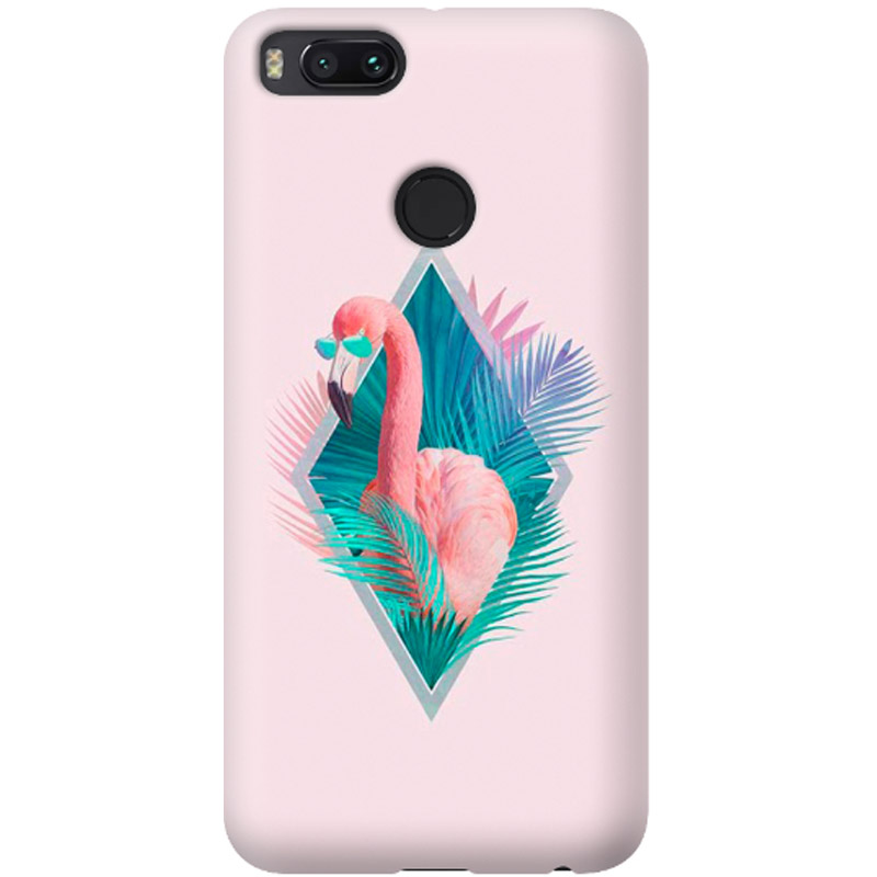 Дизайнерский чехол "Розовый фламинго" для Xiaomi Mi 5X / Mi A1 