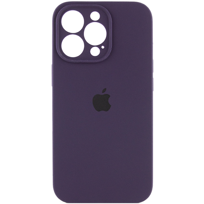 Чохол Silicone Case Full Camera Protective (AA) на Apple iPhone 16 Pro Max (6.9") (Фіолетовий / Elderberry)