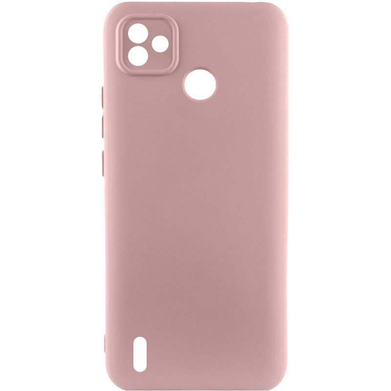 Чохол Silicone Cover Lakshmi Full Camera (A) на TECNO POP 5 (Рожевий / Pink Sand)