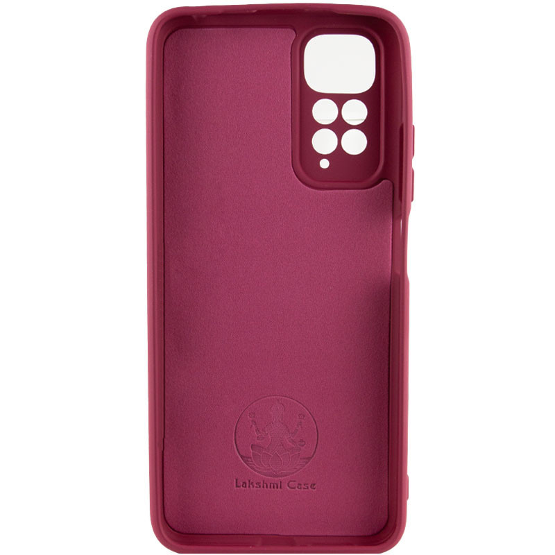 Фото Чехол Silicone Cover Lakshmi Full Camera (AAA) with Logo для Xiaomi Redmi Note 11 Pro 4G / 12 Pro 4G (Бордовый / Plum) на vchehle.ua