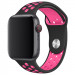 Силиконовый ремешок Sport+ для Apple Watch 38/40/41/42mm(ser.10) (black/pink)