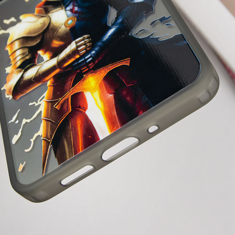 TPU+PC чехол TakiTaki Fantasy magic glow для Apple iPhone 15 (6.1") (Knight - Black) в магазине vchehle.ua