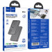 Портативное ЗУ Power Bank Hoco Q26A Joy PD20W с БЗУ 10000 mAh (Metal gray) в магазине vchehle.ua