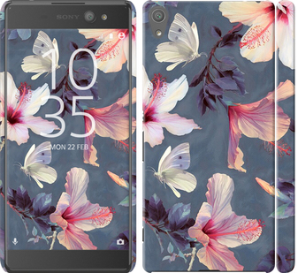 Чехол Нарисованные цветы для Sony Xperia XA Ultra Dual F3212