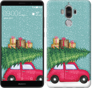 

Чехол Машина с подарками для Huawei Mate 9 867750