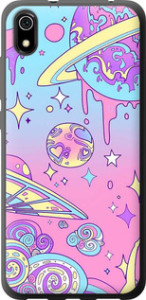 Чехол Розовая галактика для Xiaomi Redmi 7A
