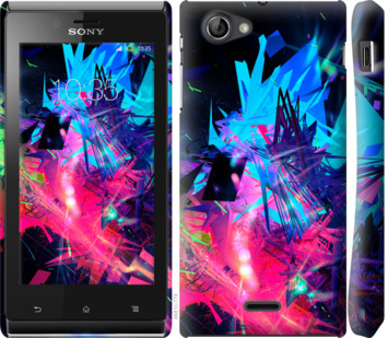 

Чехол Абстрактный чехол для Sony Xperia J ST26i 855936