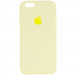 Чохол Silicone Case Full Protective (AA) на Apple iPhone 6/6s (4.7") (Жовтий / Mellow Yellow)