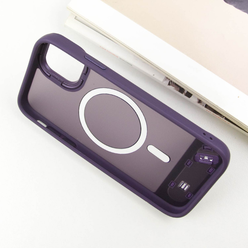TPU+PC чехол Stand case для Apple iPhone 11 (6.1") (Purple) в магазине vchehle.ua