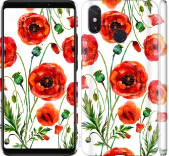 

Чохол Намальовані маки на Xiaomi Mi Max 3 744101