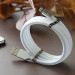 Фото Дата кабель Remax RC-125i Magnetic-ring USB - Lightning (Белый) на vchehle.ua