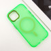 Фото Чохол TPU+PC Lily with Magnetic safe на Apple iPhone 13 (6.1") (Neon Green) в маназині vchehle.ua