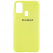 Чохол Silicone Cover Full Protective (AA) на Samsung Galaxy M30s / M21 (Жовтий / Flash)
