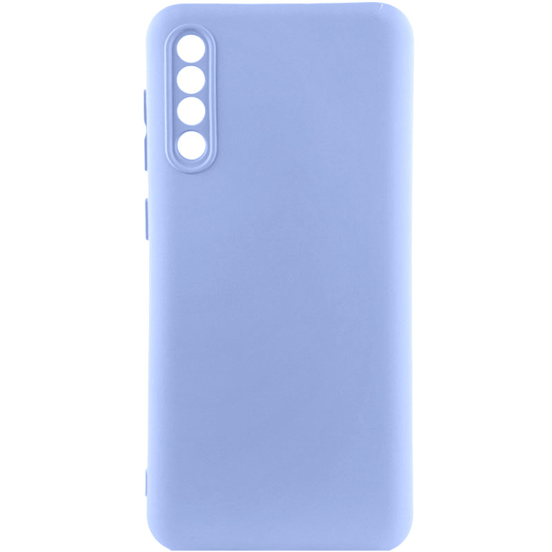 Чехол TPU GETMAN Liquid Silk Full Camera для Samsung Galaxy A50 (A505F) / A50s / A30s (Сиреневый / Light purple)