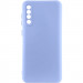 Чехол TPU GETMAN Liquid Silk Full Camera для Samsung Galaxy A50 (A505F) / A50s / A30s (Сиреневый / Light purple)
