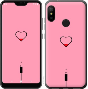 

Чехол Подзарядка сердца1 для Motorola One 730431