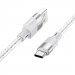 Фото Дата кабель Hoco X99 Crystal Junction USB для Type-C (1m) (Gray) на vchehle.ua