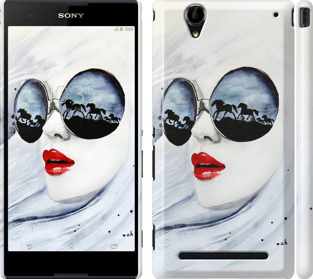 

Чехол Девушка акварелью для Sony Xperia T2 Ultra Dual D5322 89904