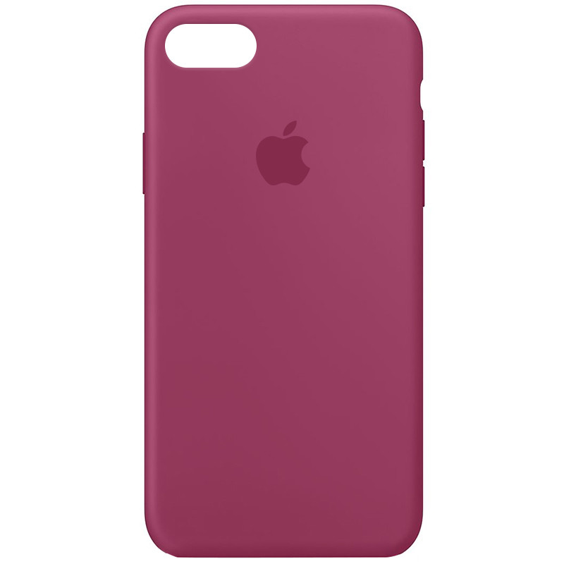 Чохол Silicone Case Full Protective (AA) на Apple iPhone 6/6s (4.7") (Малиновий / Pomegranate)