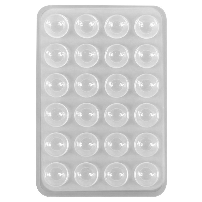 Тримач-присоска для телефону Sticker Side Silicone 3М 80*55 мм (Transparent)