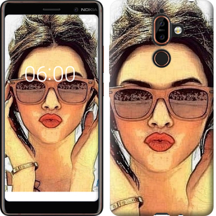 

Чохол Дiвчина_арт на Nokia 7 Plus 620885