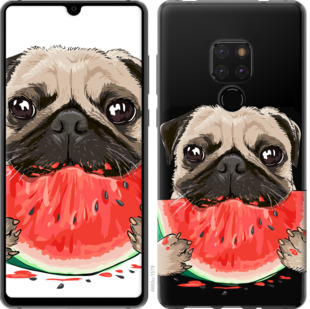 

Чехол Мопс и арбуз для Huawei Mate 20 843871