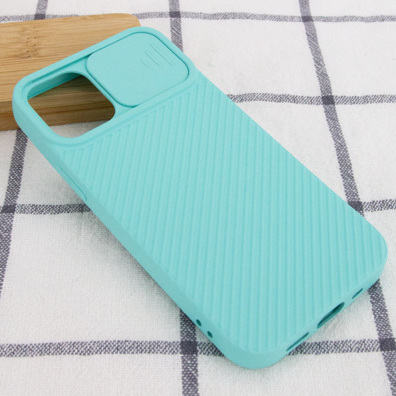 

Чохол Camshield Square TPU зі шторкою для iPhone 12 Pro (Бірюзовий) 1108697