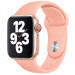 Силіконовий ремінець на Apple watch 42mm/44mm/45mm/49mm (Рожевий / Flamingo)