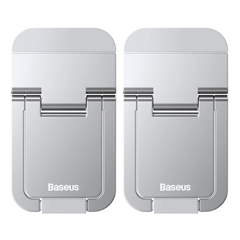 Фото Подставка для ноутбука Baseus Slim Laptop Kickstand (2шт) (LUZC00001) (Silver) в маназині vchehle.ua