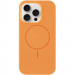 Чохол Silicone Case Full Protective (AA) NO LOGO with Magnetic Safe на Apple iPhone 13 Pro (6.1") (Помаранчевий / Papaya)