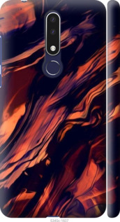 

Чехол Черно-оранжевая абстракция для Nokia 3.1 Plus 1404999