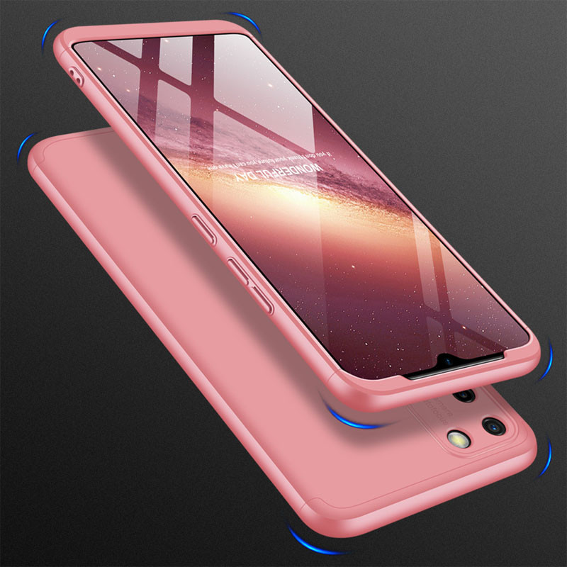 Замовити Пластикова накладка GKK LikGus 360 градусів (орр) на Realme C11 (2020) (Рожевий / Rose Gold) на vchehle.ua