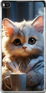 Чехол White cat для Huawei Ascend P8