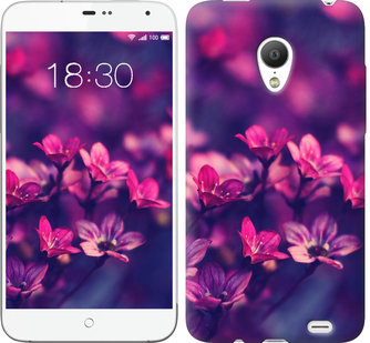 

Чехол Пурпурные цветы для Meizu MX3 176670