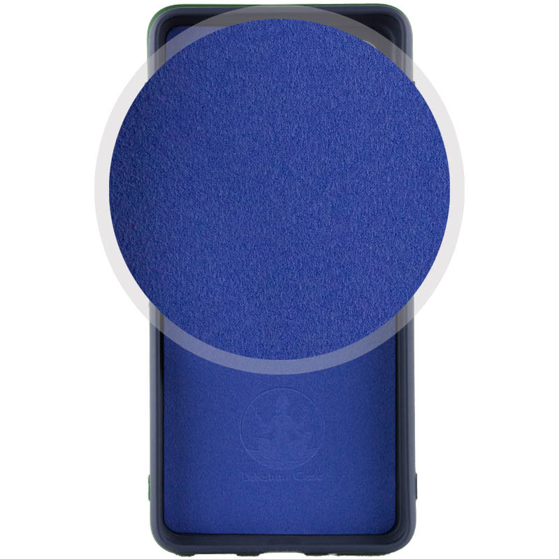 Фото Чохол Silicone Cover Lakshmi Full Camera (AAA) на Oppo A58 4G (Темно-синій / Midnight blue) на vchehle.ua