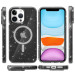 Фото Чохол TPU Galaxy Sparkle (MagFit) на Apple iPhone 12 Pro Max (6.7") (Black+Glitter) на vchehle.ua