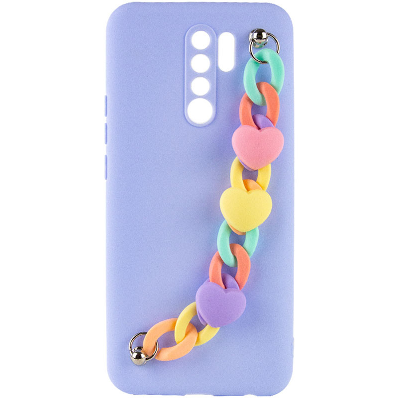 

Чохол Chained Heart з підвісним ланцюжком на Xiaomi Redmi 9 (Блакитний) 1187022