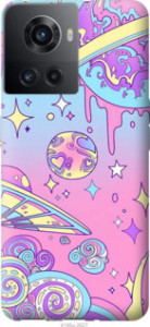 Чехол Розовая галактика для OnePlus 10R