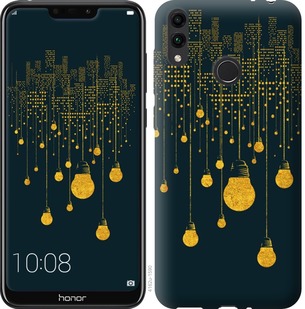 

Чехол Иллюстрация ночного города для Huawei Honor 8C 690645