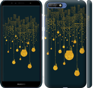 

Чехол Иллюстрация ночного города для Huawei Honor 9 779504