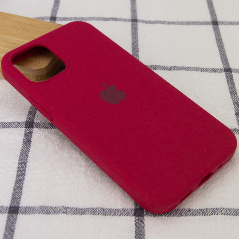 Фото Чехол Silicone Case Full Protective (AA) для Apple iPhone 14 Plus (6.7") (Красный / Rose Red) на vchehle.ua