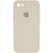 Чехол Silicone Case Square Full Camera Protective (AA) для Apple iPhone 7 / 8 / SE (2020) (4.7") (Бежевый / Antique White)