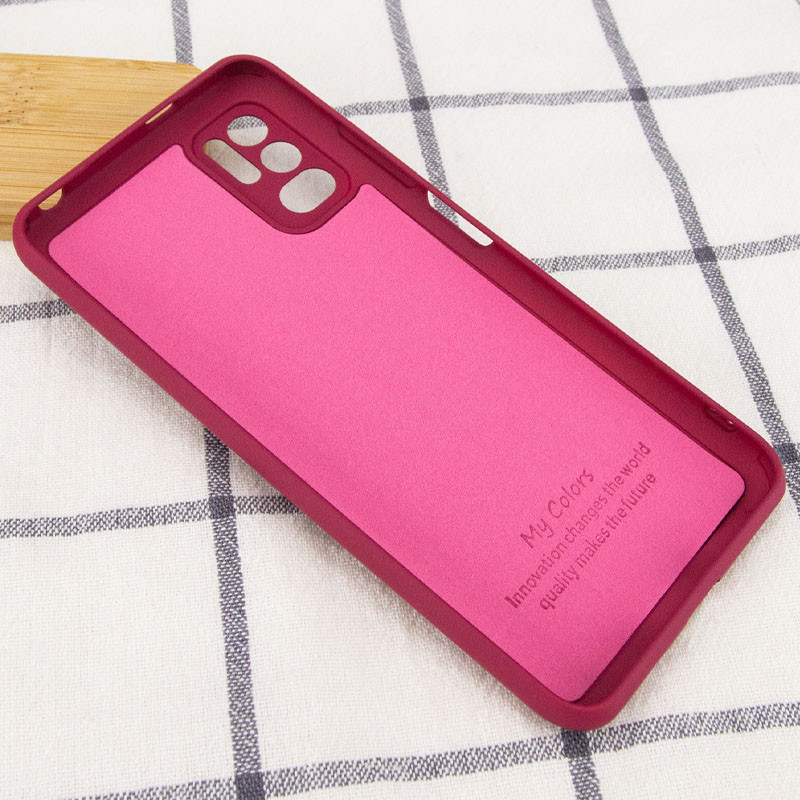 Фото Чехол Silicone Cover My Color Full Camera (A) для Xiaomi Redmi Note 10 5G / Poco M3 Pro (Бордовый / Marsala) в магазине vchehle.ua