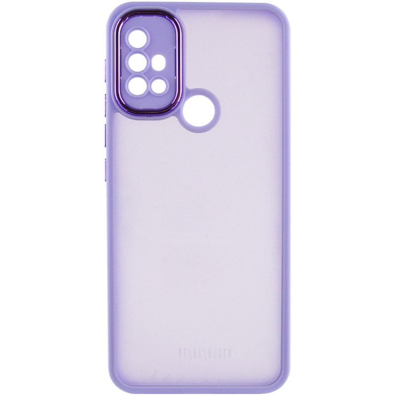 Фото TPU+PC чехол Accent для Motorola Moto G10 / G20 / G30 (White / Purple) на vchehle.ua