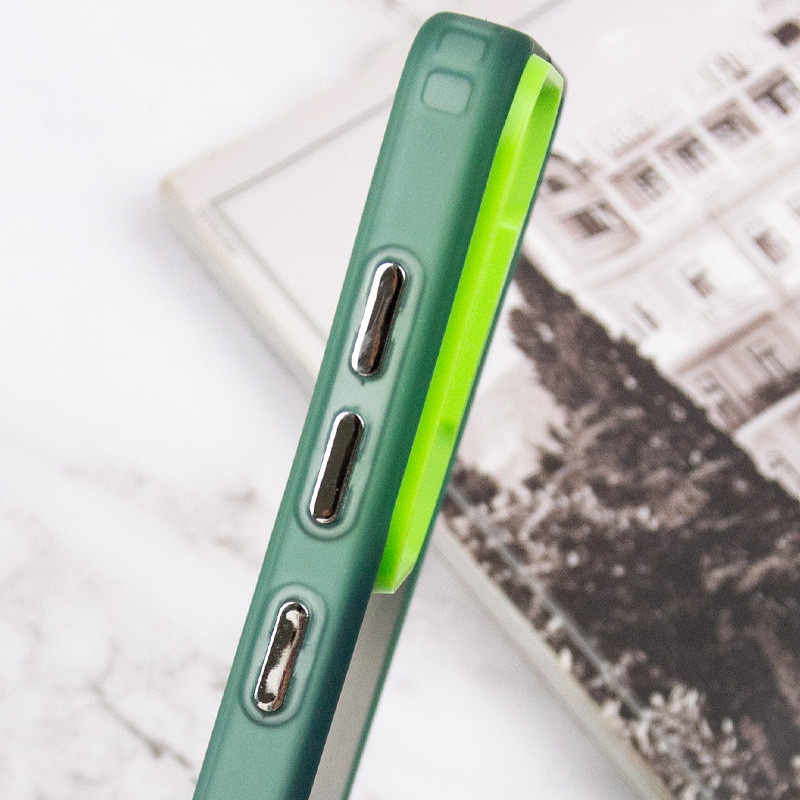 Купити TPU+PC чохол Magic glow with protective edge на Samsung Galaxy S20 FE (Green) на vchehle.ua