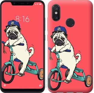 

Чехол Мопс на велосипеде для Xiaomi Mi8 671029