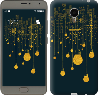 

Чохол Ілюстрація нічного міста на Meizu Metal 592371
